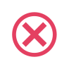 Red circle,Close,Cross,Cancel,Remove,Delete,Incorrect